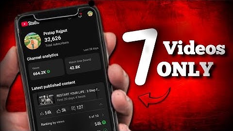 I cracked algorithm for Small youtubers ( they don