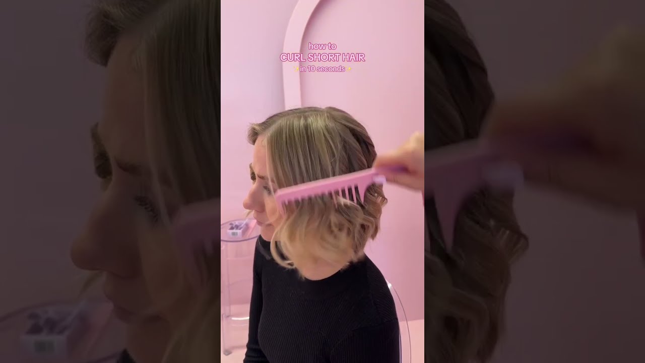 Curling Short Hair Has Never Been Easier Thanks To Our BEST SELLING Style Wand