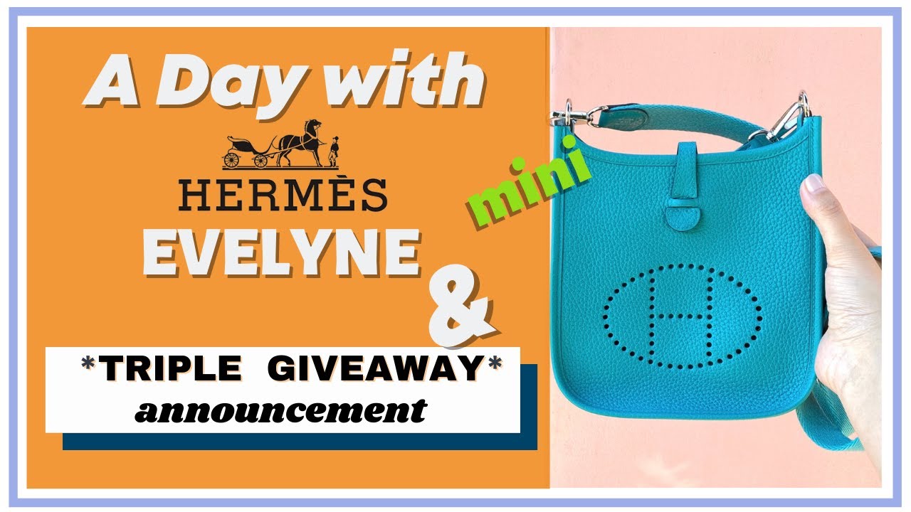 Hermes Evelyne PM review, What's in my mom's bag?