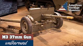 America s First Anti-Tank Gun - M3 37mm Full Tour