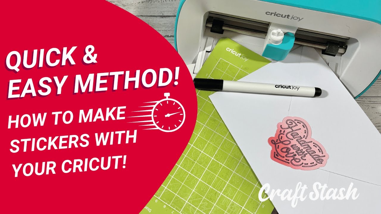 How to make stickers with Cricut - The Quickest and Easiest way!! 