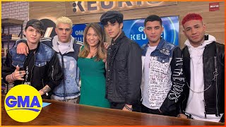 CNCO Hanging Out at Good Morning America