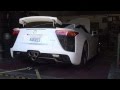 2012 Lexus LFA Whitest White Dyno Run 1 @ SP Engineering