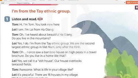 Tiếng Anh 8 Global Success (Unit 4 Ethnic Groups of Vietnam) Getting Started, A Closer Look 1