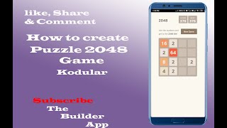 How to create Puzzle 2048 game screenshot 3