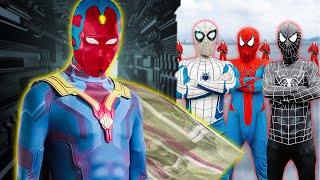 TEAM SPIDER-MAN vs BAD GUY TEAM | NEW BAD-HERO ???  ( Live Action )