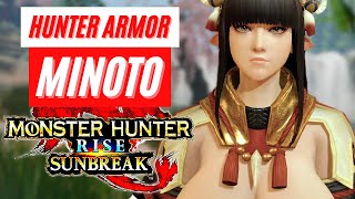 New Minoto Hunter Armor Voice Pack DLC Gameplay Trailer Monster Hunter Rise Sunbreak News