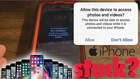 How To Fix iPhone Stuck On Allow This Device To Access Photos And Videos | How To Force Restart