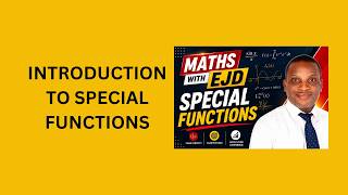 1. Introduction to Special Functions