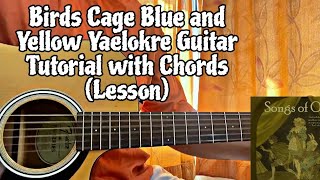 Yaelokre - Birds Cage Blue and Yellow // Guitar Tutorial with Chords (Lesson)