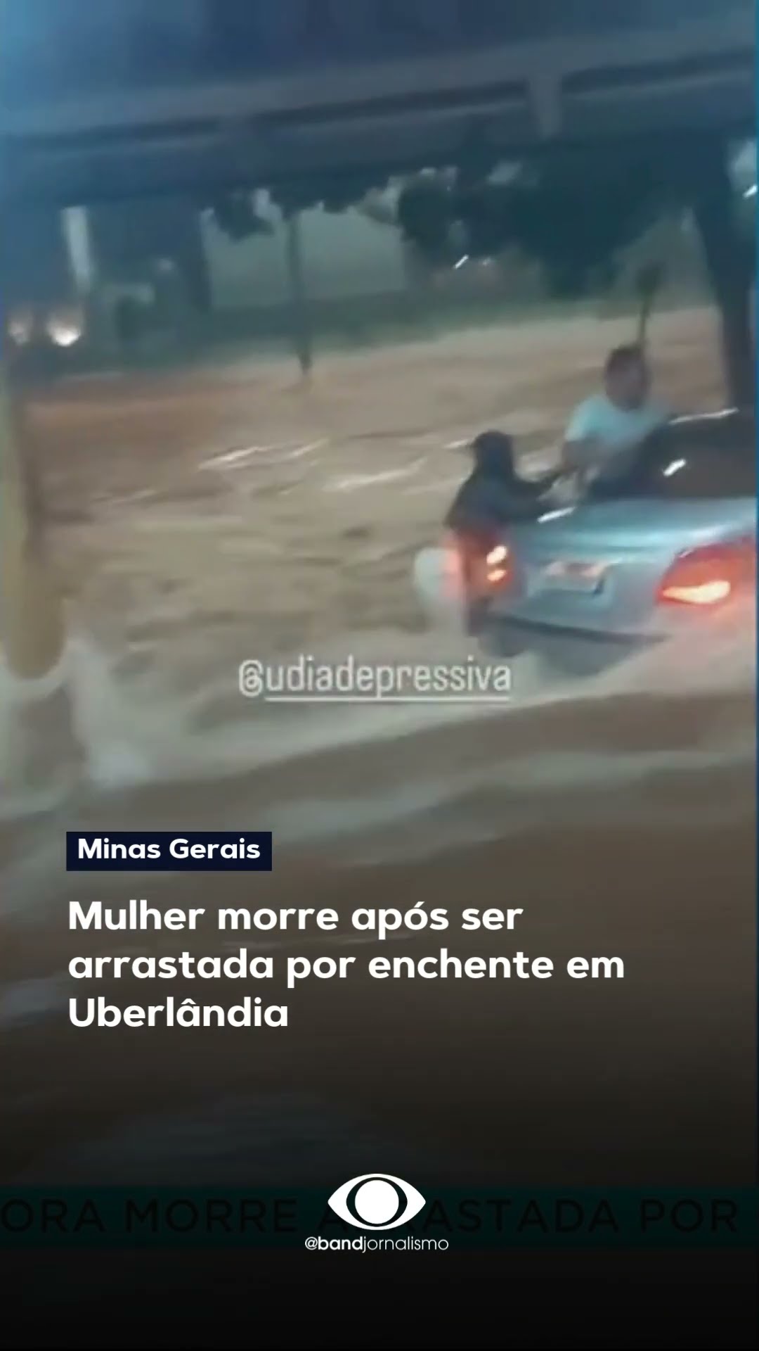 Influencer morre arrastada por enchente em Uberlândia (MG)