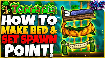 How to Make Bed & Set Spawn Point (Terraria Guide)