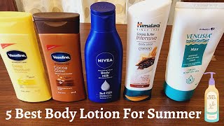 MINI REVIEWS OF 5 BODY LOTIONS|BEST AND WORST❌❌|5 AFFORDABLE BODY LOTIONS|VASELINE,NIVEA,HIMALAYA