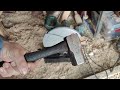 Making a dog head hammer from a sledge