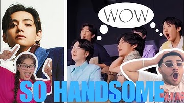 BTS telling Taehyung how Handsome he is, over ... and over again ...(REACTION) HE IS SO HANDSOME!