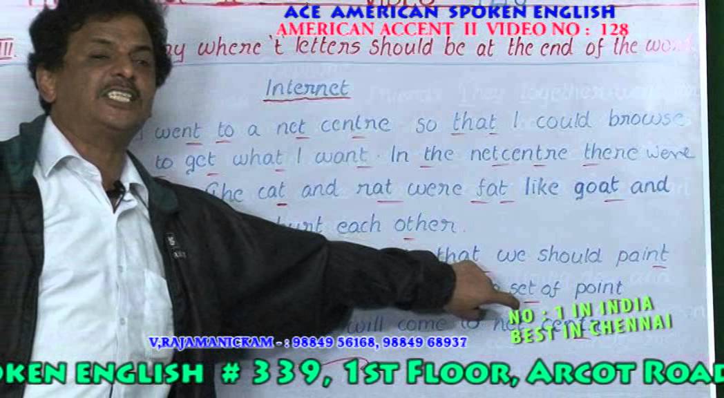 AMERICAN ACCENT TRAINING INSTITUTE IN CHENNAI AMERICAN ACCENT II