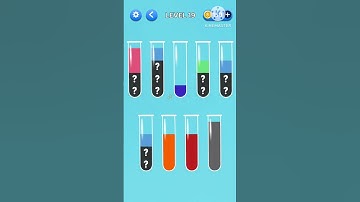 Water Sort Puzzle || Level 19 || #shorts #trendingshorts #youtubeshorts #ytshorts
