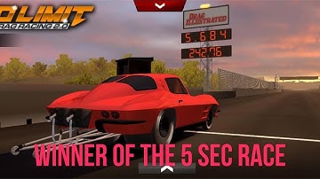 WINNER OF THE 5 SECONDS RACE IN NO LIMIT 2.0