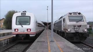 Variedad ferroviaria en la línea A Coruña-Monforte