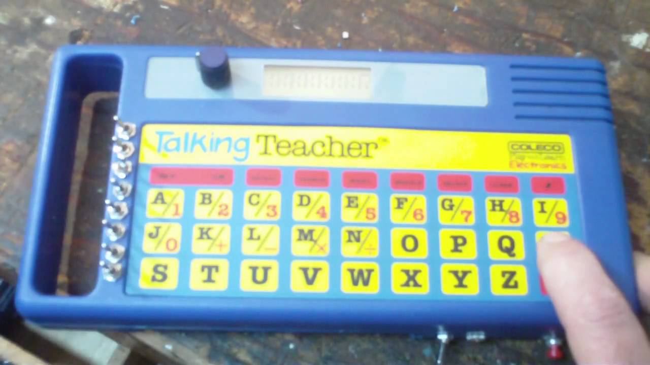 Circuit Bending Fool - Coleco Talking Teacher - YouTube