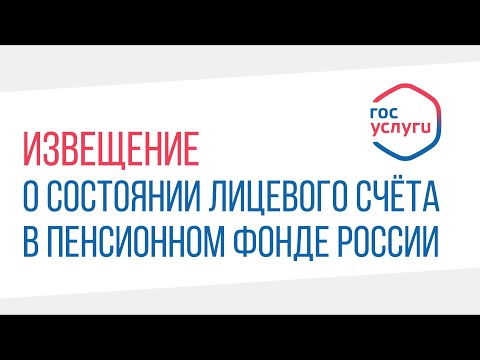 Как узнать информацию о лицевом счёте и получить выписку в Пенсионном Фонде (ПФ РФ) через госуслуги?