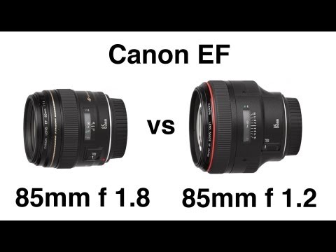 Comparison of Canon's popular 85mm portrait/wedding lenses. Very similar yet very different.