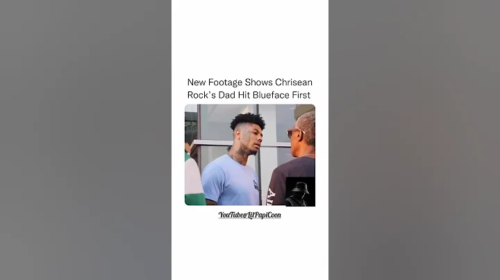 New footage shows Chrisean Rock's Dad hit Blueface first 👀