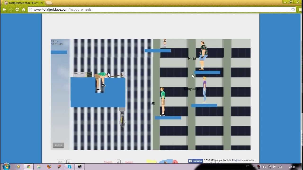 Happy Wheels Naked Girl Part Youtube