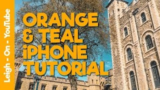 Orange and Teal iPhone tutorial with Free App screenshot 3