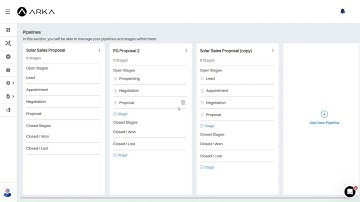 Solar CRM: Pipeline Management | ARKA 360