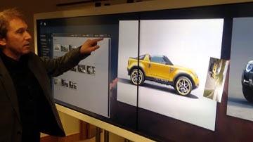 Collaborative Multi-touch, HD Video Wall.