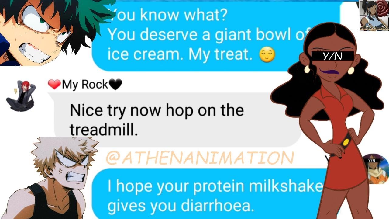 [MHA/BNHA] text - Jealous boyfriends x Y/N