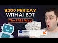 Free way to make money online with ai for beginners in 2024 200day