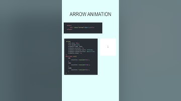 Creating ARROW ANIMATION using HTML and CSS || HTML || CSS || JAVASCRIPT