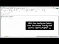 MBA Data Analytics Project Hotel Lookup Model Part 2: View Worksheets Side by Side