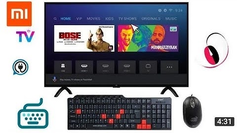 How to connect keyboard and mouse in mi tv