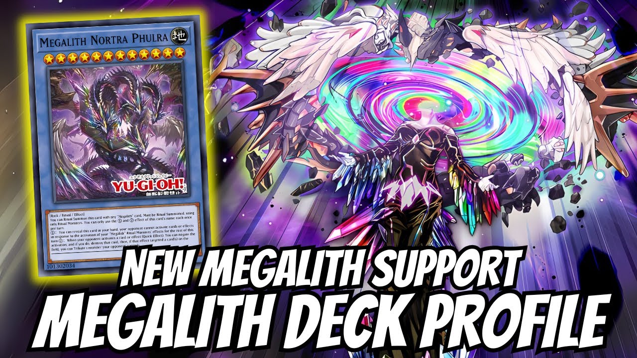 New Megalith Support! INSANE Gameplays & YUGIOH Deck Profile