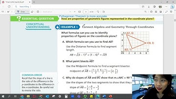 EnVision Geometry 9-1: Polygons in the Coordinate Plane (Examples 1 & 2)