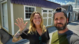 Melisa is MOVING OUT!  She wants to build her own OFF GRID Tiny House / Shed To House