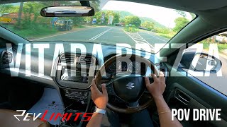 2017 MARUTI VITARA BREZZA BS4 | ZDI+ | (1.3L 89bhp) | POV Test Drive #47 | RevLimits |