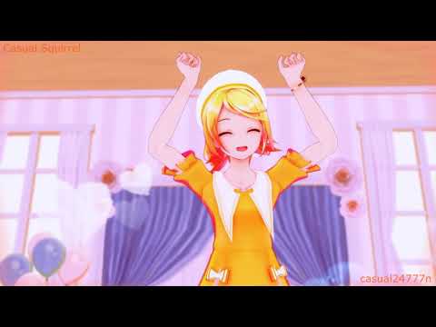 【MMD】どりーみんチュチュ ⁄ Dreamin Chuchu YYB式改变鏡音リン/YYB Sun Coast Rin【60FPS】