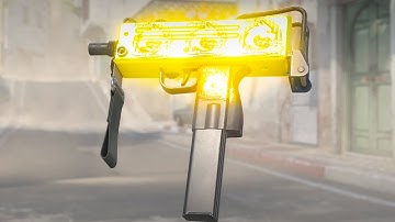 This Gold Skin is Insane🔥🔥- CS2 Updated SPIRIT Gold RMR Sticker - MAC 10 Gold Brick + 4x Gold Craft