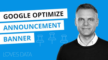 Google Optimize Announcement Bar: How to add a banner to your website using Google Optimize