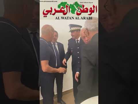 فخر الدين رجحي و عبد الله وردي والي الأمن الوطني بحفل الذكرى 69 لتأسيس الأمن الوطني