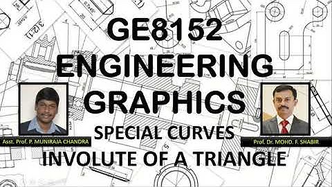 GE8152 – ENGINEERING GRAPHICS | INVOLUTE OF A TRIANGLE | ANNA UNIVERSITY R-2017