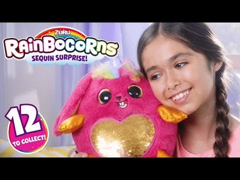NEW from ZURU - RAINBOCORNS | Sequin Surprise Plush Toy | Toys for Kids