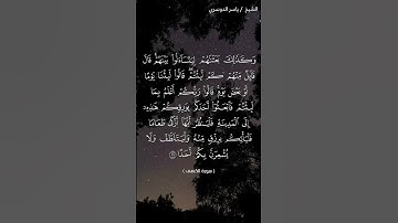 سورة الكهف من آية 18 إلى آية 19 بصوت الشيخ ياسر الدوسري❤❤
