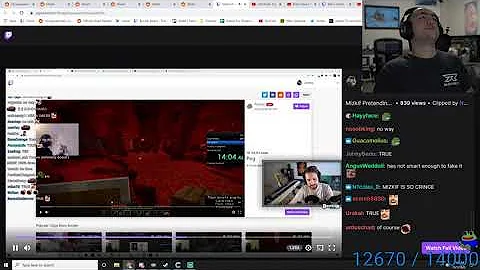 Mizkif reacts to Destiny clip