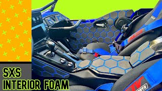 CHEAP SXS CUSTOM INTERIOR!! COMFORTABLE WATERPROOF FOAM PADDING OFF-ROAD INSTALL