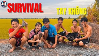 Thịnh Ken TV | Sinh Tồn Tay Không - Bắt Cá Lau Kiếng Mùa Mưa Bão | Nhy Chấn Thương !